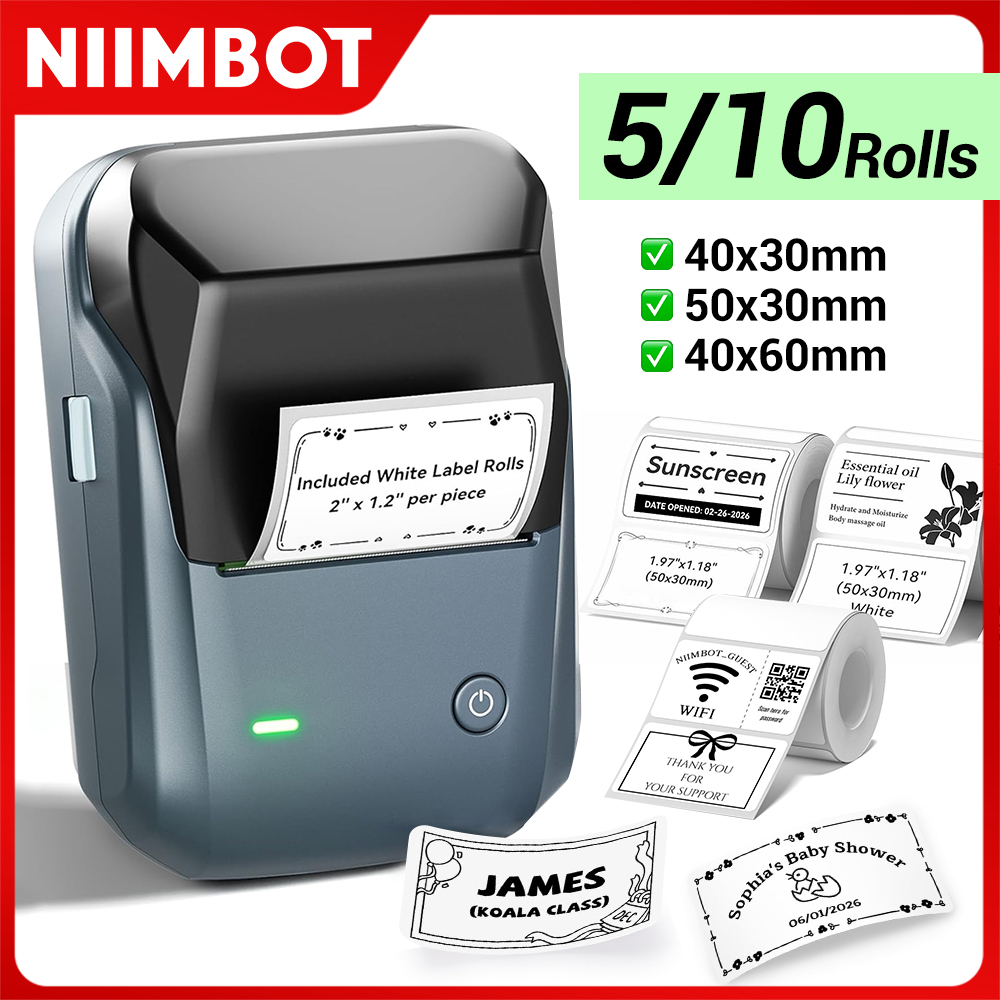 Niimbot B1 طابعة حرارية تعمل ب - مراجعة Commercial Printing Network وسعره