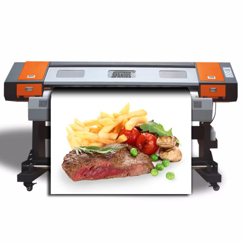 1.8 متر طابعة الراسمة الفينيل  - مراجعة Commercial Printing Machine Price وسعره
